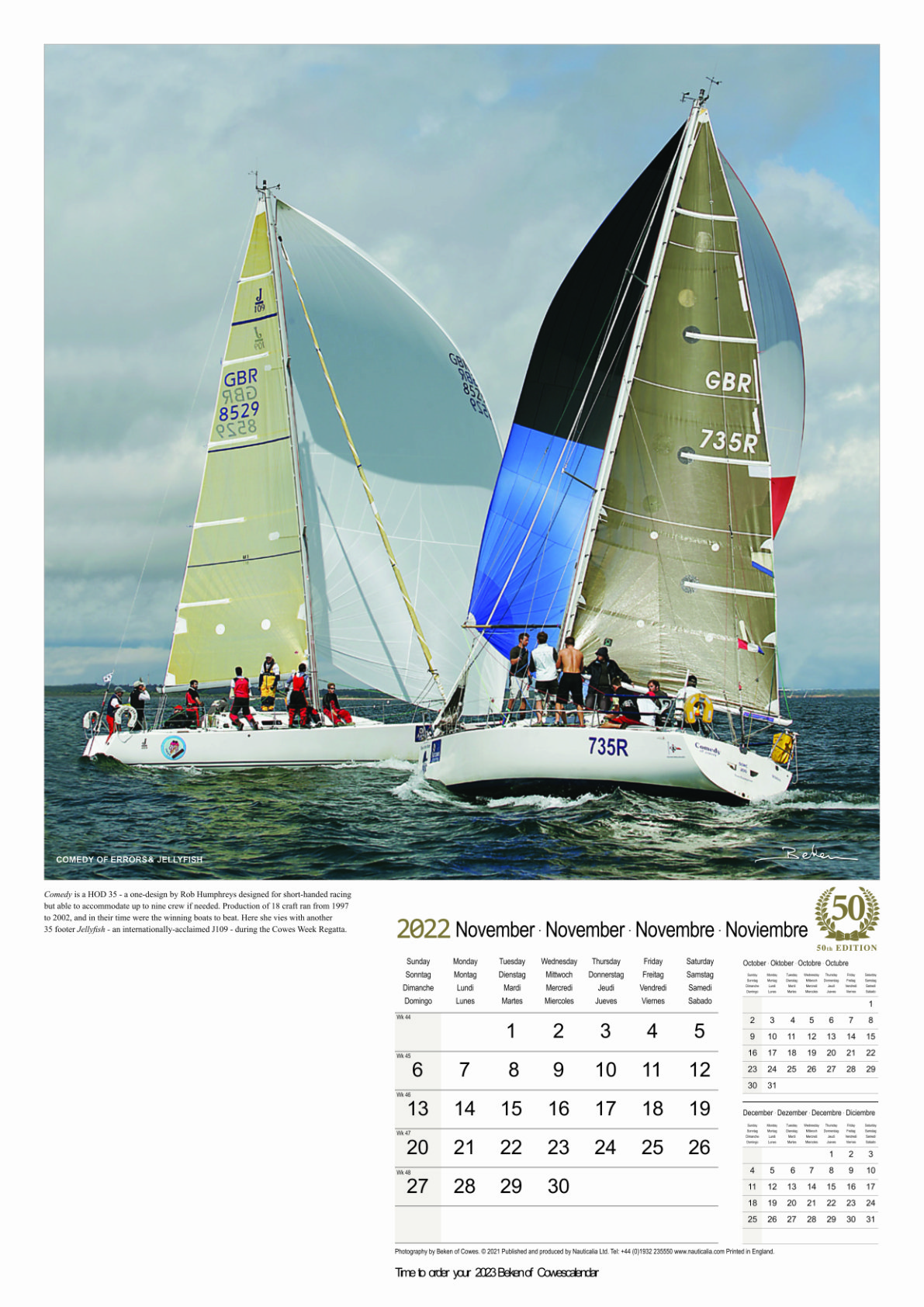 yacht racing calendar